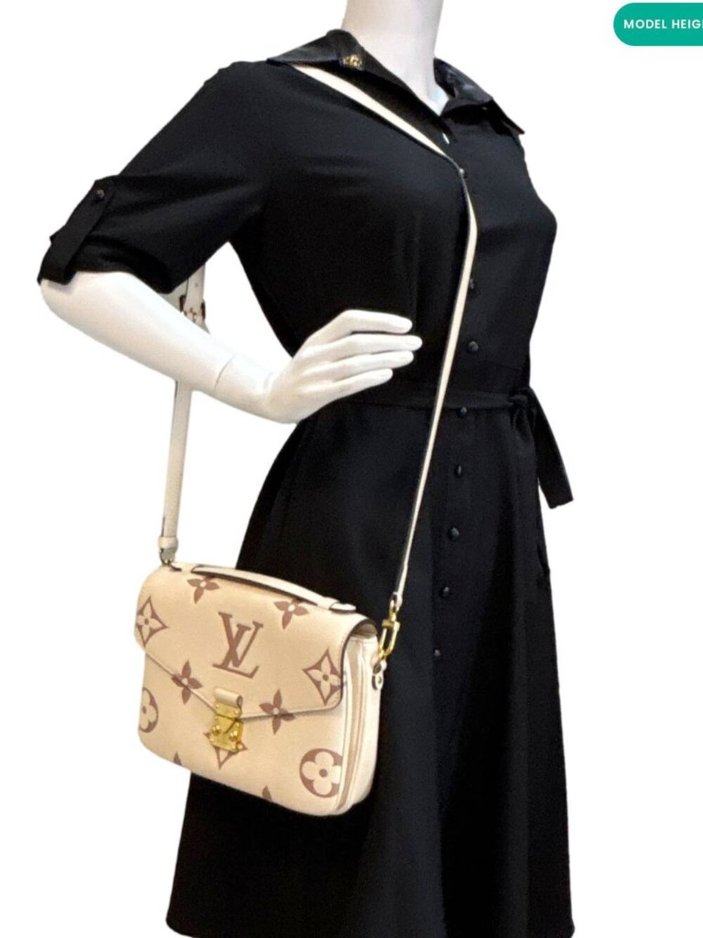 Louis Vuitton Metis Pochette Empreinte Leather Crossbody Bag Bicolor - Picture 2 of 12
